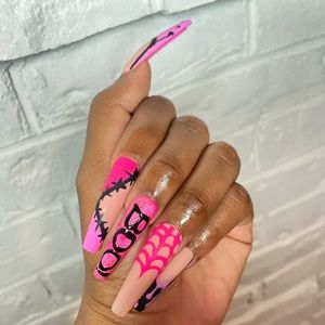 Press on nails “Snude” set
